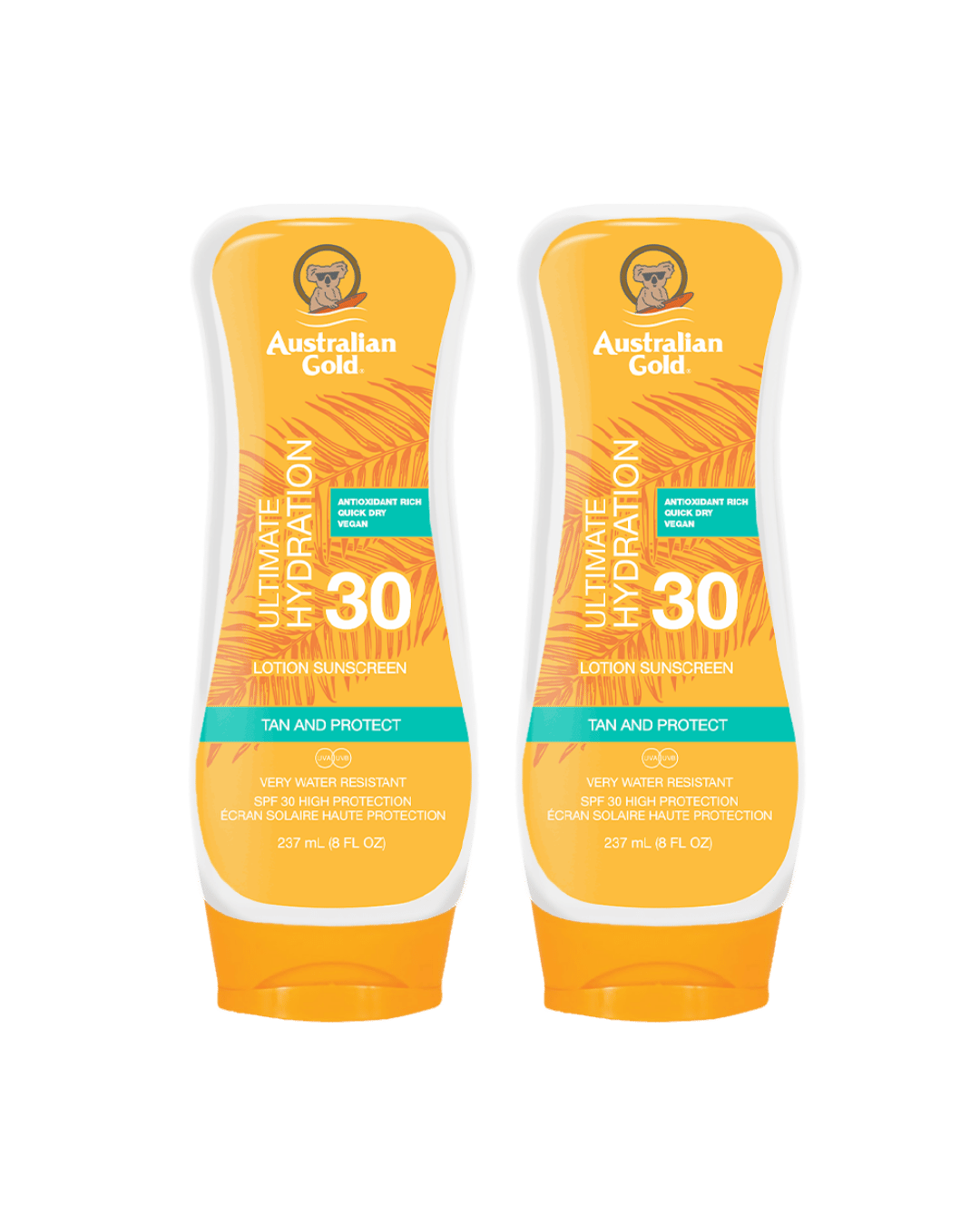 Australian Gold Sunscreen Sun Lotion SPF 30 237ml - 2 Pack Saver