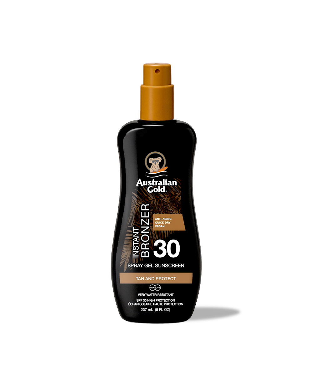Australian Gold Spray Gel With Instant Bronzer SPF 30 237ml