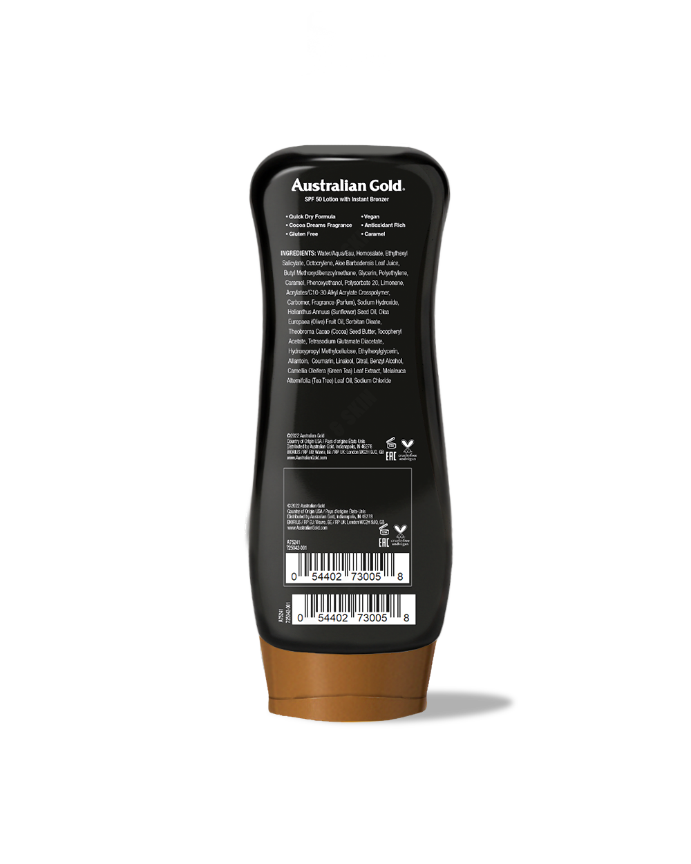 Australian Gold Sun Lotion With Bronzer SPF 50 237ml