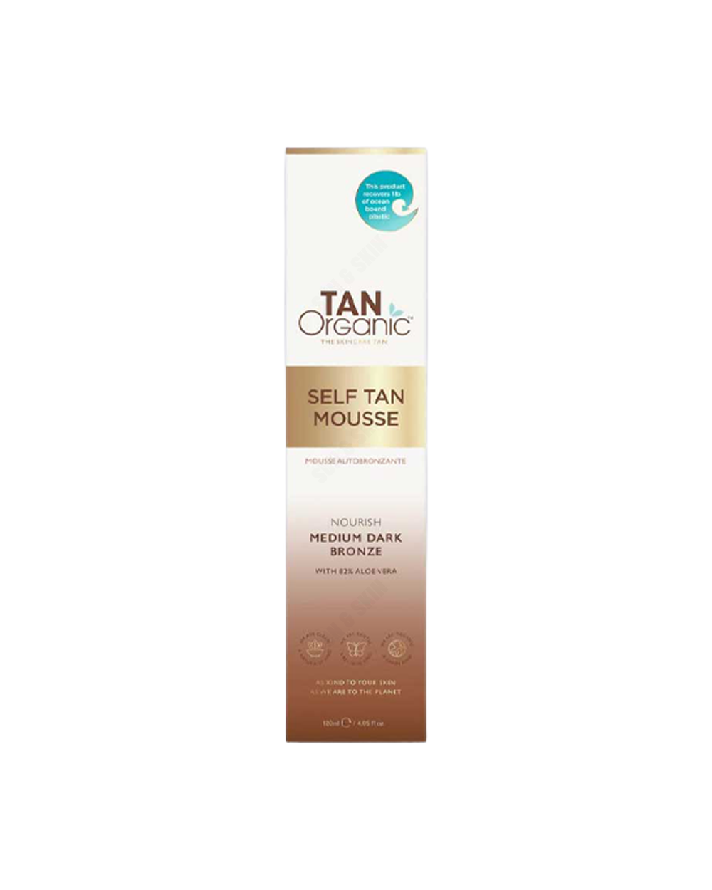 TanOrganic Self Tan Mousse Medium Dark Bronze 120ml
