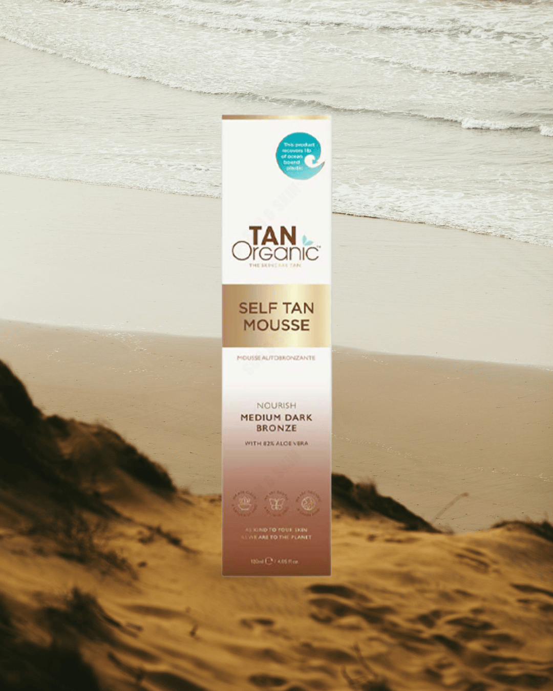 TanOrganic Self Tan Mousse Medium Dark Bronze 120ml