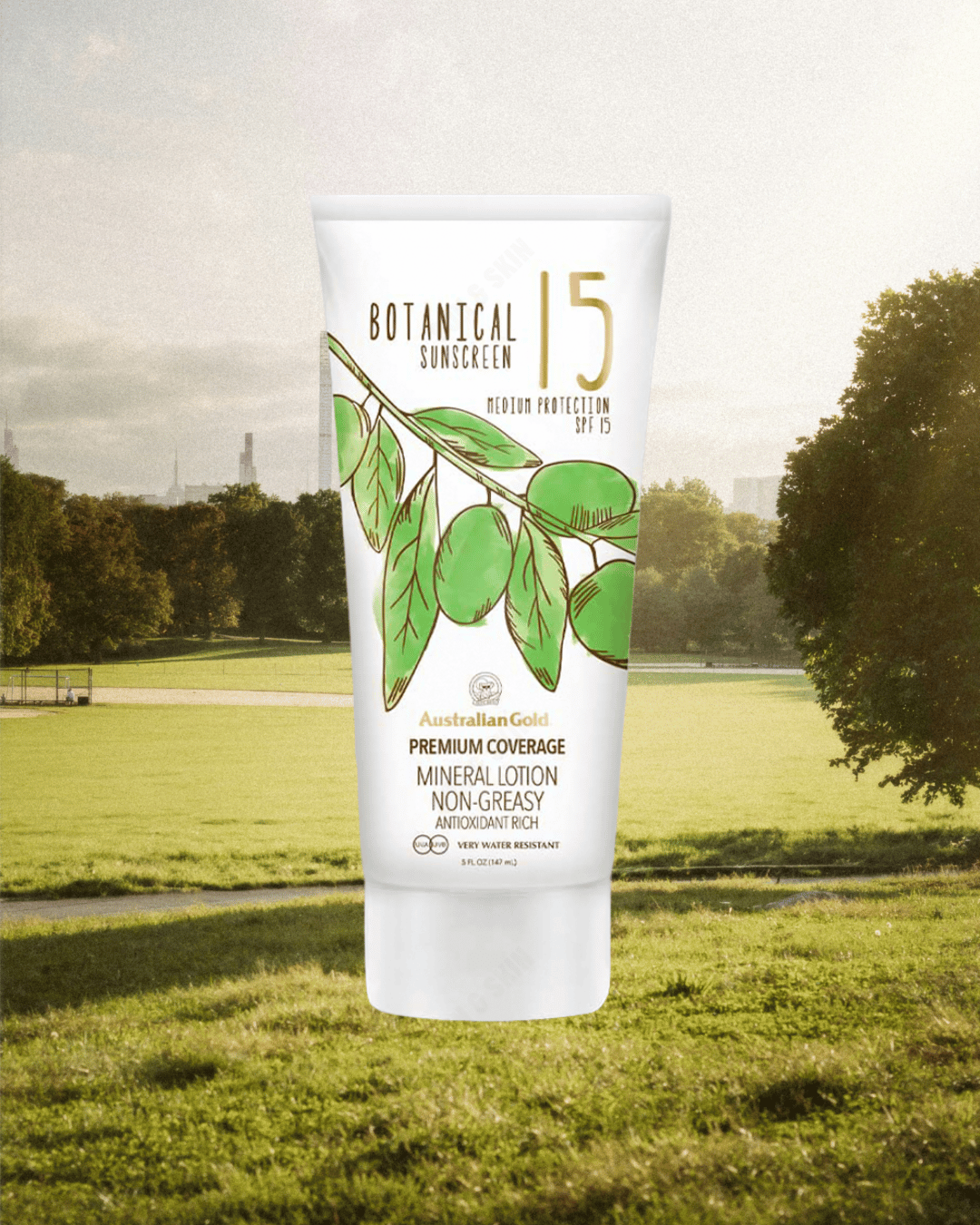 Australian Gold Botanical Sun Lotion SPF 15 Premium Coverage 147ml