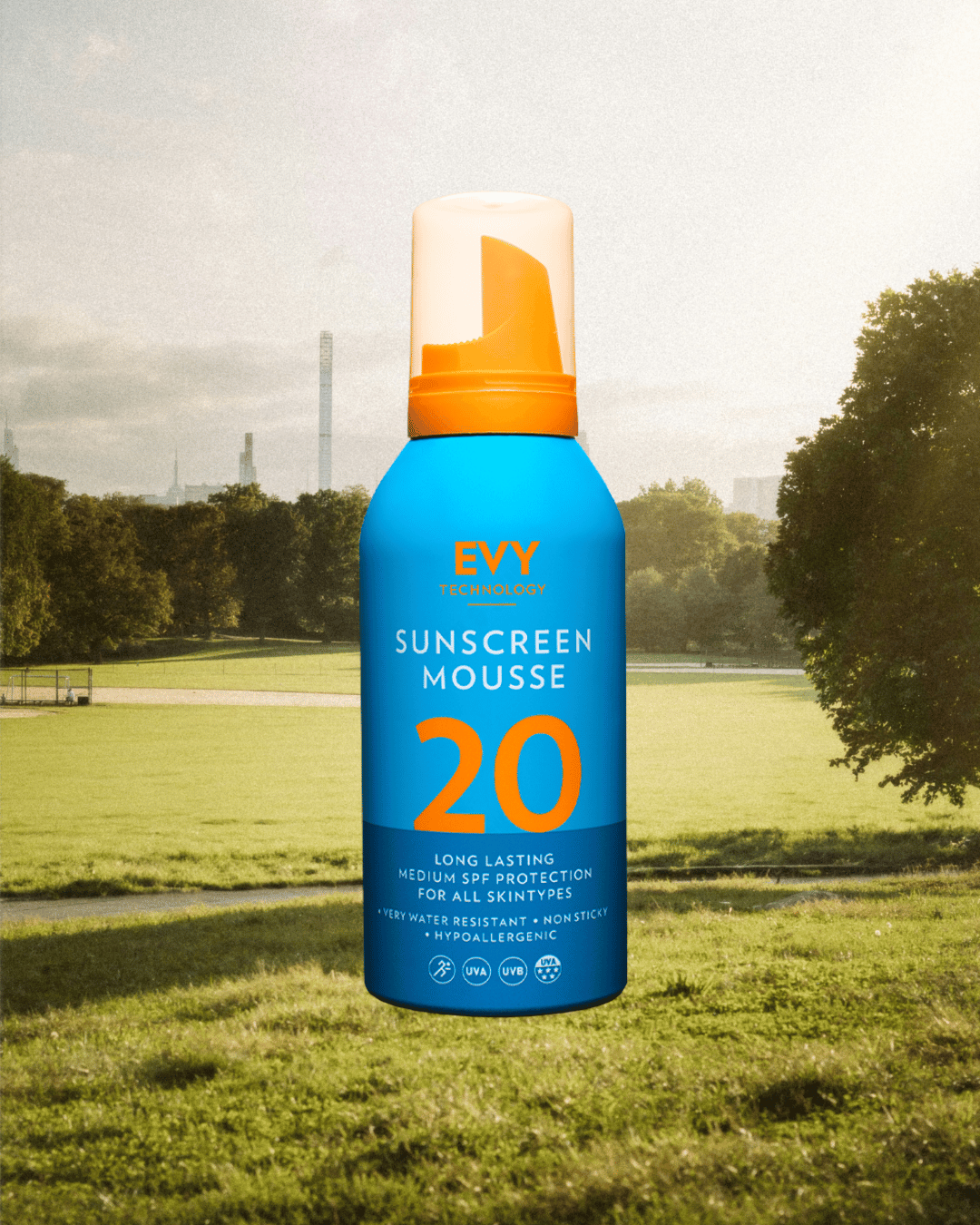EVY Sunscreen Mousse SPF 20 150ml - 2 Pack Saver