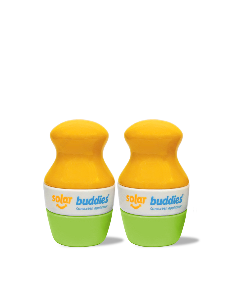 Solar Buddies Refillable Sunscreen Applicator Duo Pack Green