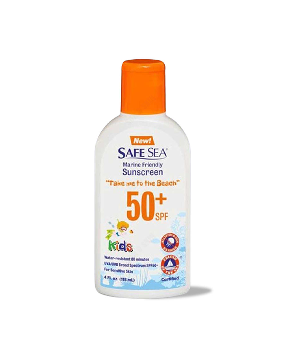 Safe Sea Kids Sunscreen Lotion SPF50 with Jellyfish Sting Protection 120ml