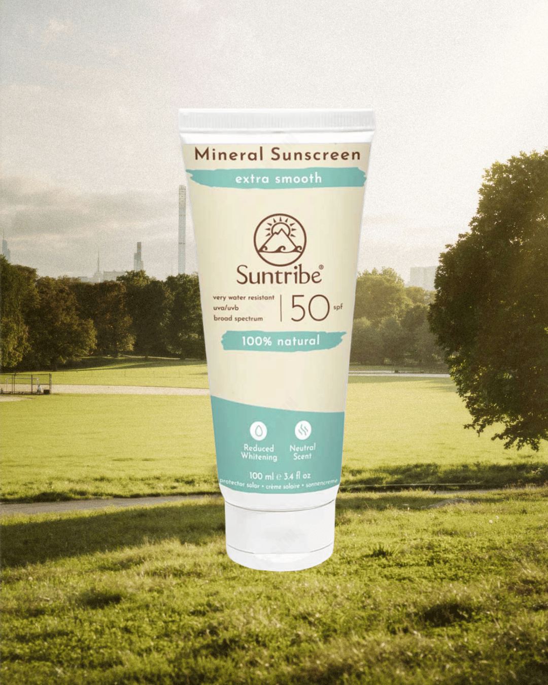 Suntribe Active Natural Mineral Sunscreen SPF 50 100ml