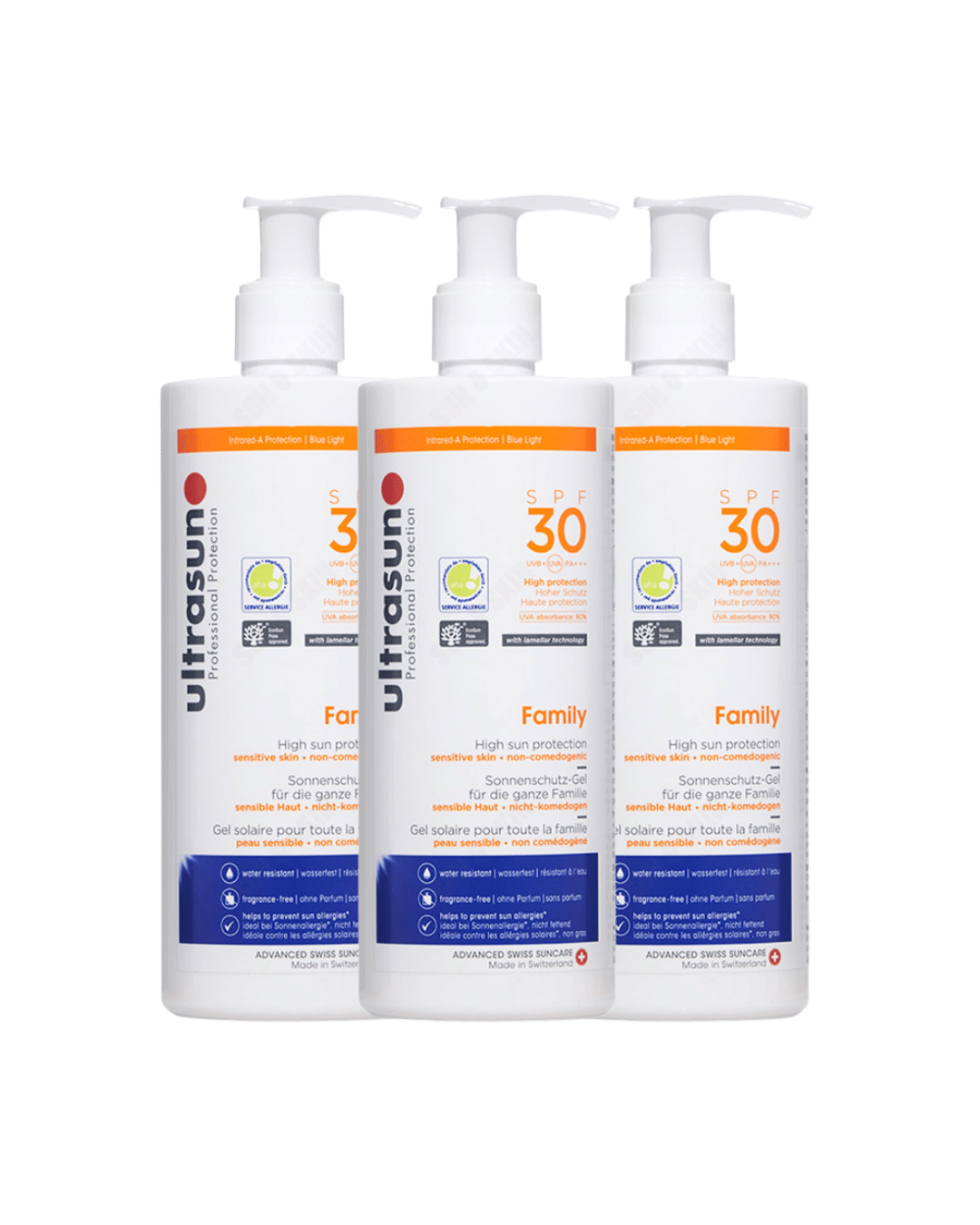 Ultrasun Family SPF 30 400ml - 3 Pack Saver