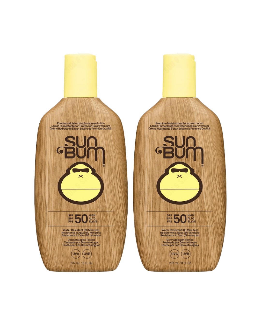 Sun Bum Original SPF 50 Sunscreen Lotion 237ml - 2 Pack Saver