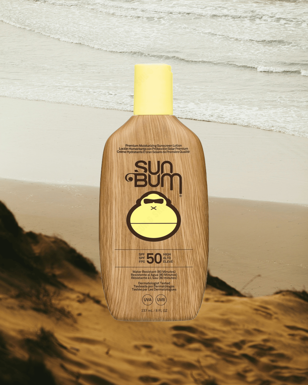 Sun Bum Original SPF 50 Sunscreen Lotion 237ml - 2 Pack Saver