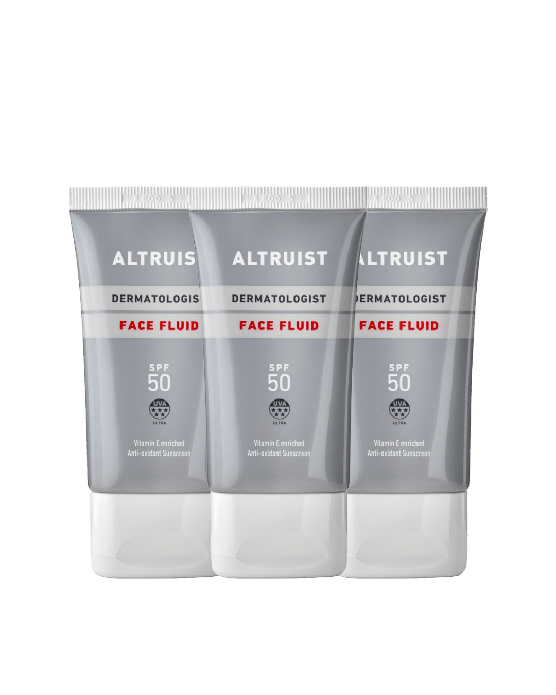 Altruist Dermatologist Sunscreen Face Fluid SPF 50 50ml - 3 Pack Saver