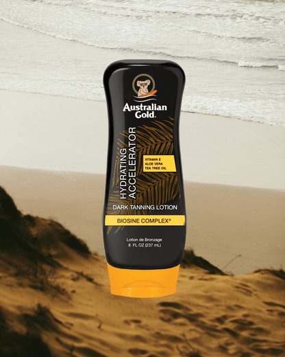 Australian Gold Dark Tanning Accelerator Lotion with Vitamin A 250ml