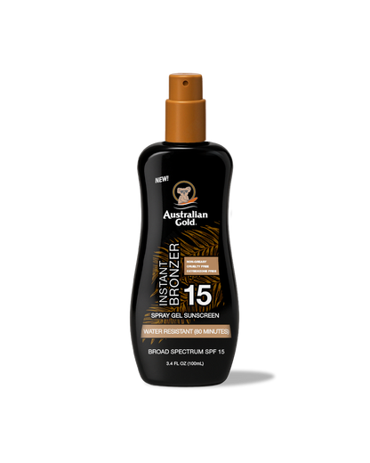 Australian Gold Spray Gel With Instant Bronzer SPF 15 237ml