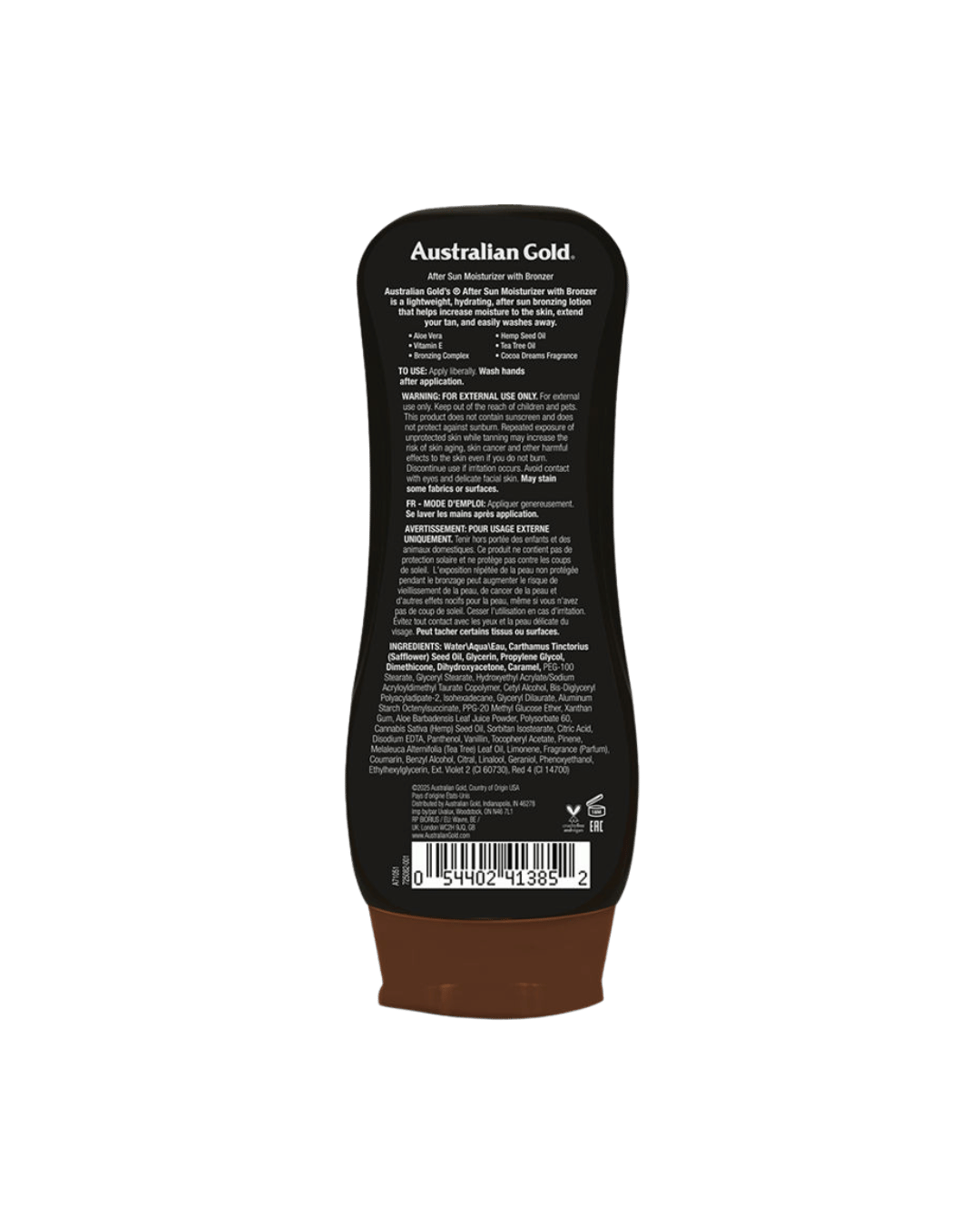 Australian Gold After Sun Moisturiser with Bronzer 237ml