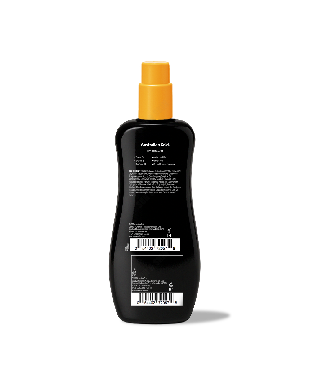 Australian Gold SPF 30 Spray Oil With Carrot 237ml