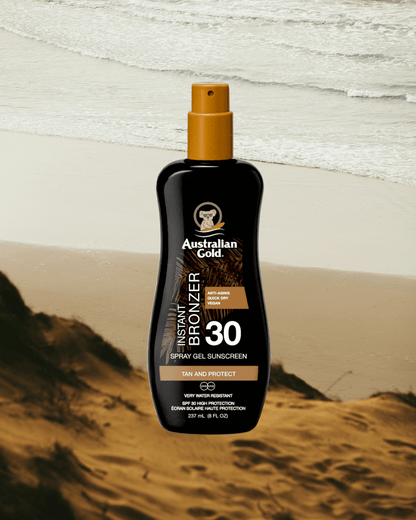 Australian Gold Spray Gel With Instant Bronzer SPF 30 237ml - 2 Pack Saver