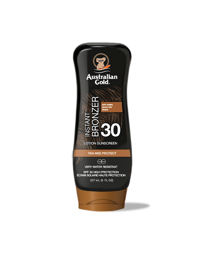 Australian Gold Sun Lotion With Bronzer SPF 30 237ml