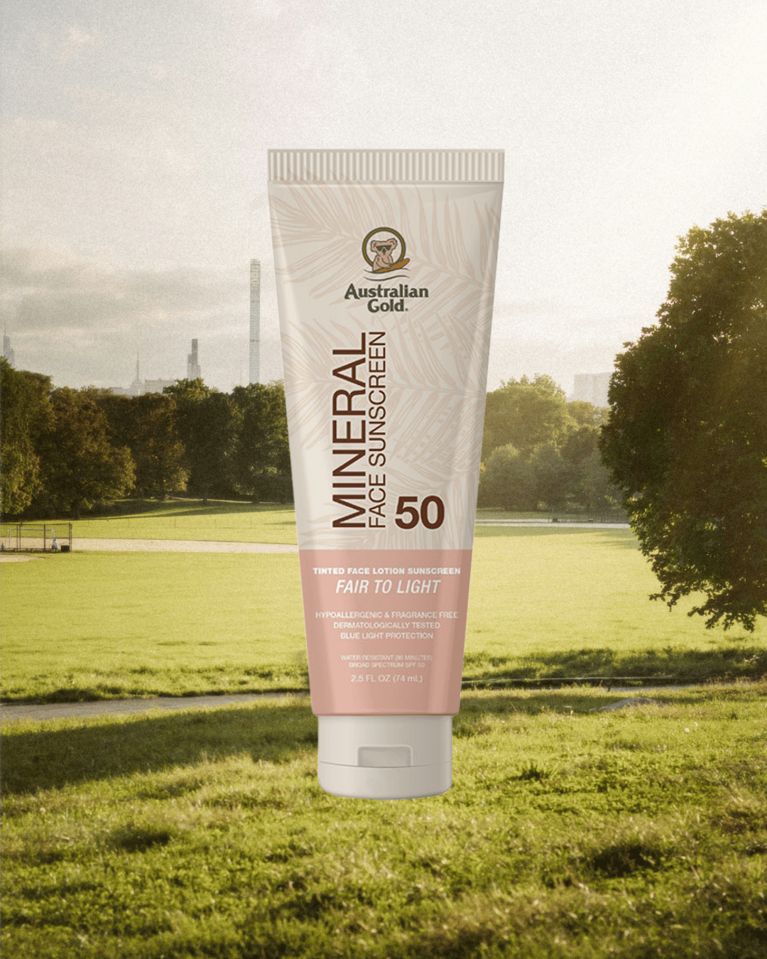 Australian Gold Botanical Tinted Mineral Face Lotion SPF 50 - Fair/Light 88ml - 2 Pack Saver