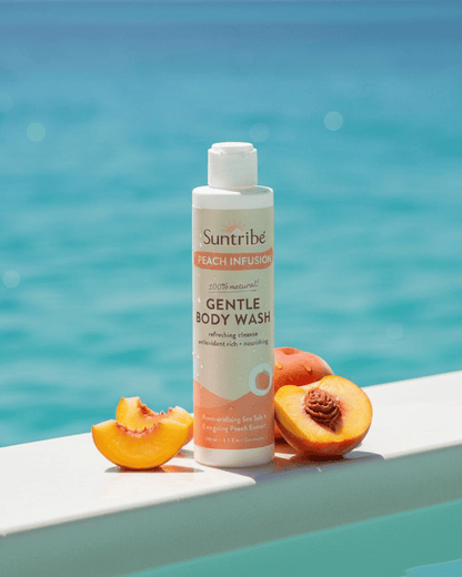 Suntribe Natural Gentle Body Wash Peach Infusion 200ml