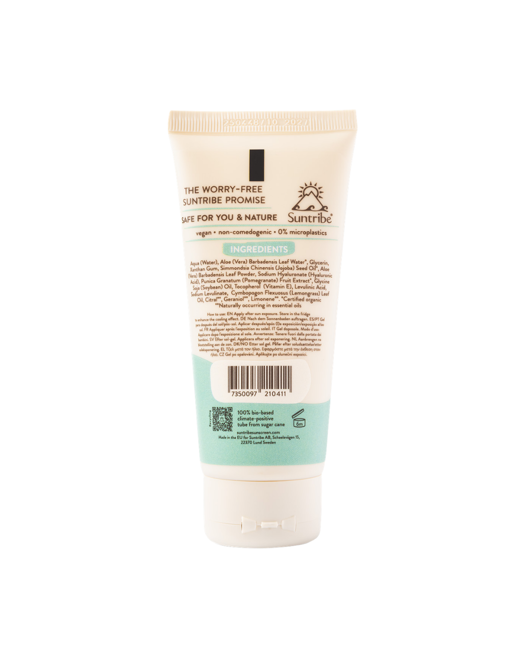 Suntribe Organic After Sun Gel Double Aloe Vera 100ml
