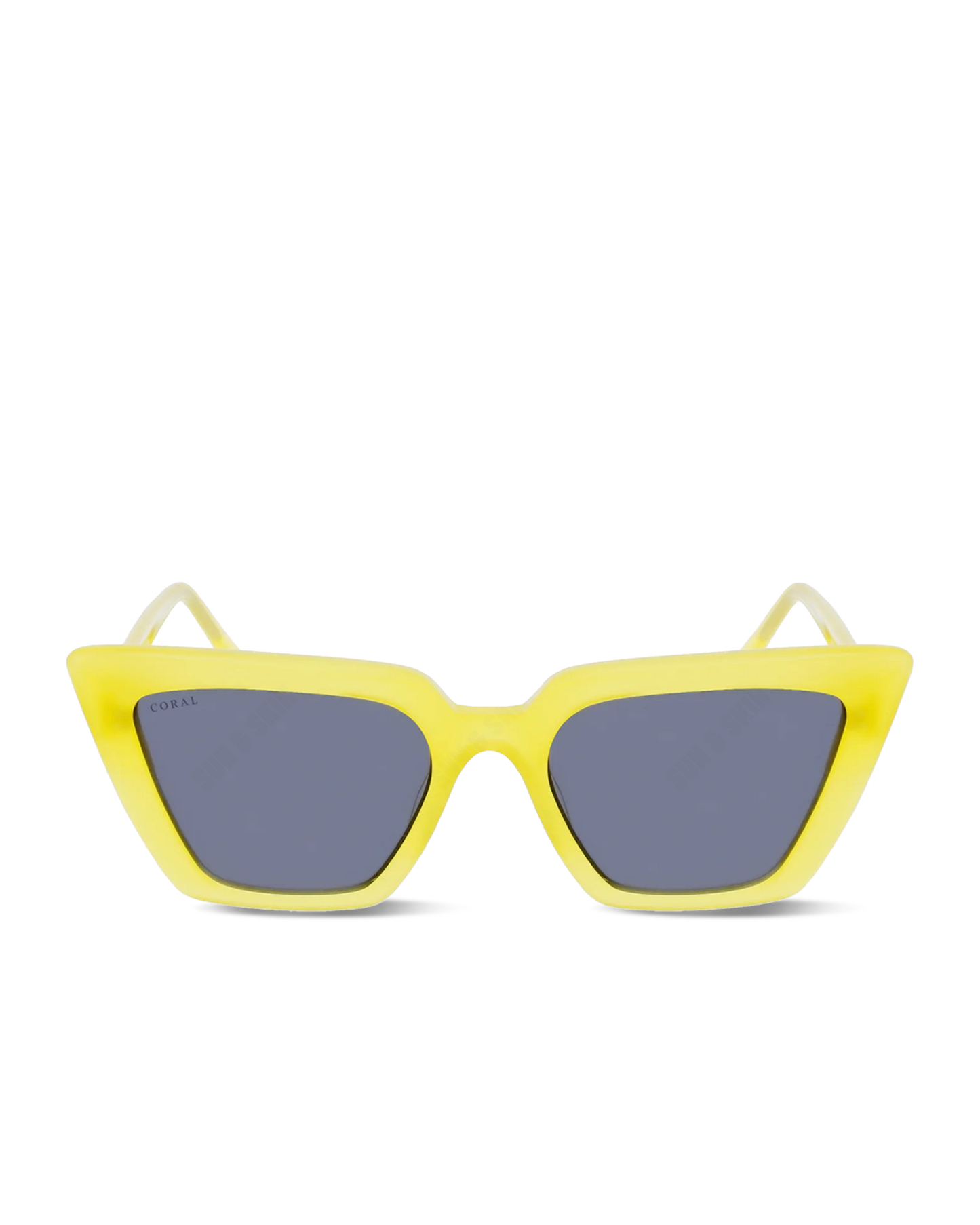 Coral Eyewear Akia Sunglasses - Yellow
