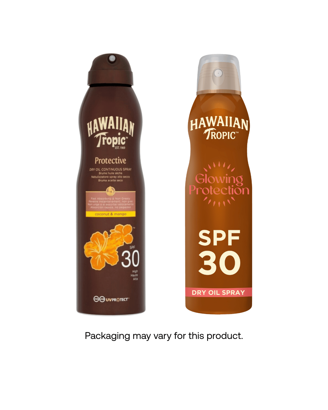 Hawaiian Tropic Glowing Protection Dry Oil Spray SPF30 180ml