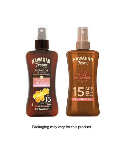 Hawaiian Tropic Glowing Protection Oil Spray SPF 15 200ml