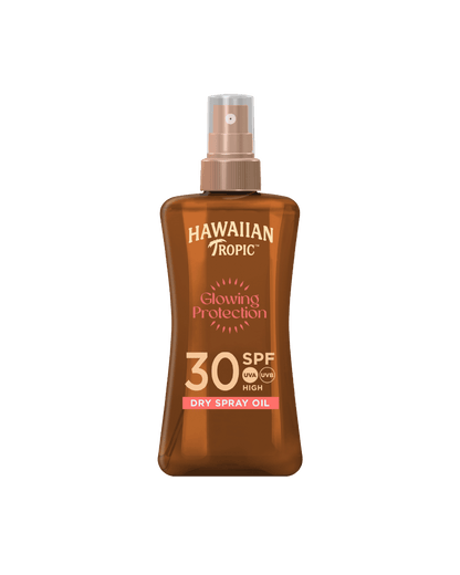 Hawaiian Tropic Glowing Protection Dry Spray Oil Mist SPF 30 200ml