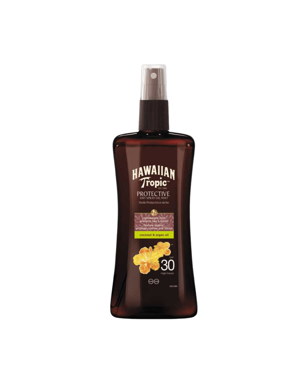 Hawaiian Tropic Glowing Protection Dry Spray Oil Mist SPF 30 200ml