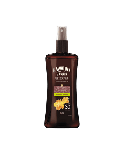 Hawaiian Tropic Glowing Protection Dry Spray Oil Mist SPF 30 200ml