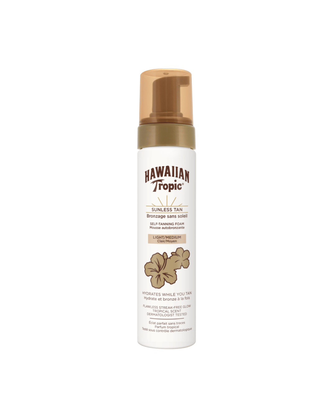 Hawaiian Tropic Self Tanning Foam Light/Medium 200ml