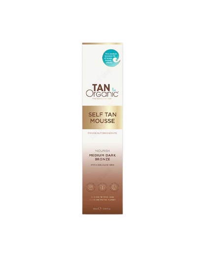 TanOrganic Self Tan Mousse Medium Dark Bronze 120ml
