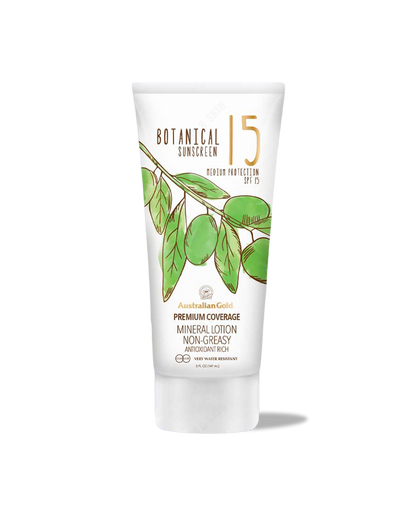 Australian Gold Botanical Sun Lotion SPF 15 Premium Coverage 147ml