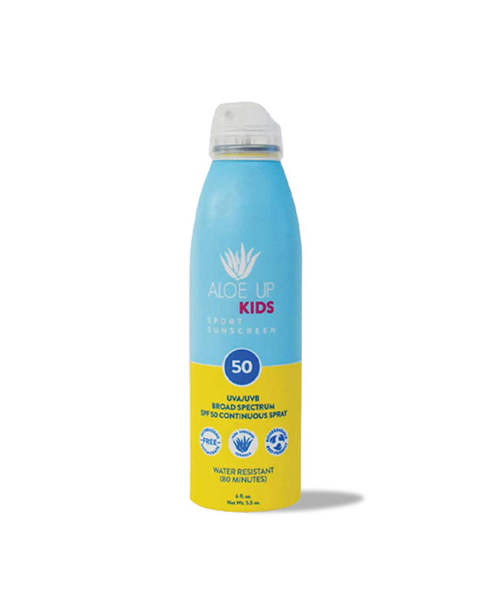 Aloe Up Kids Sport Sunscreen SPF 50 177ml Continuous Spray