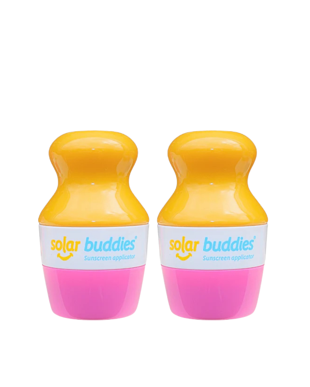 Solar Buddies Refillable Sunscreen Applicator Duo Pack Pink