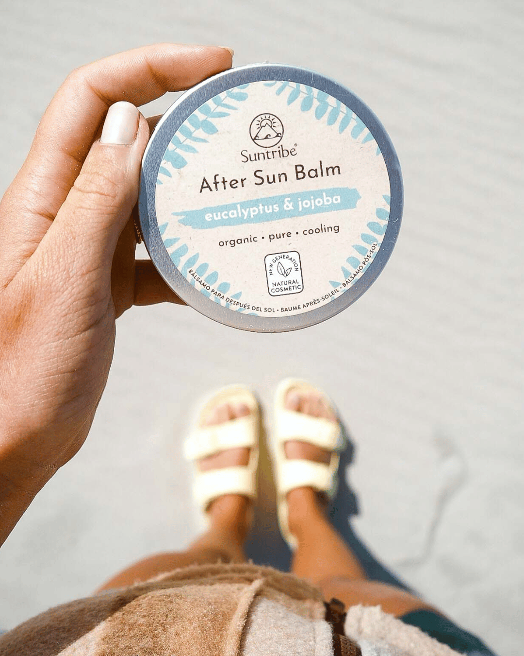 Suntribe Natural After Sun Balm Eucalyptus & Jojoba 100ml