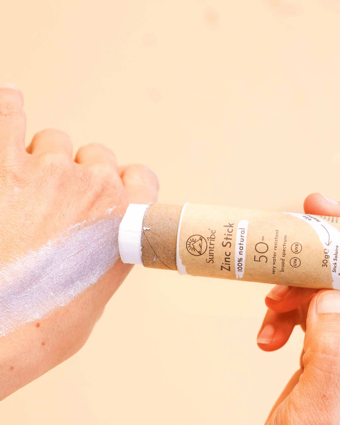 Suntribe Natural Mineral Zinc Sun Stick Original White SPF 30 30g