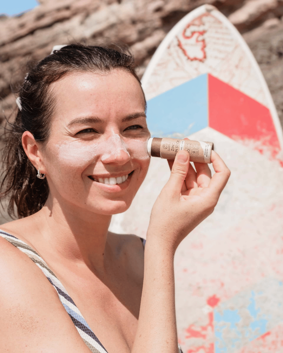 Suntribe Natural Mineral Zinc Sun Stick Original White SPF 30 30g