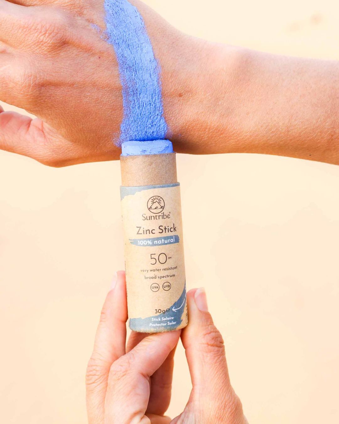Suntribe Natural Mineral Zinc Sun Stick Ocean Blue SPF 50 30g