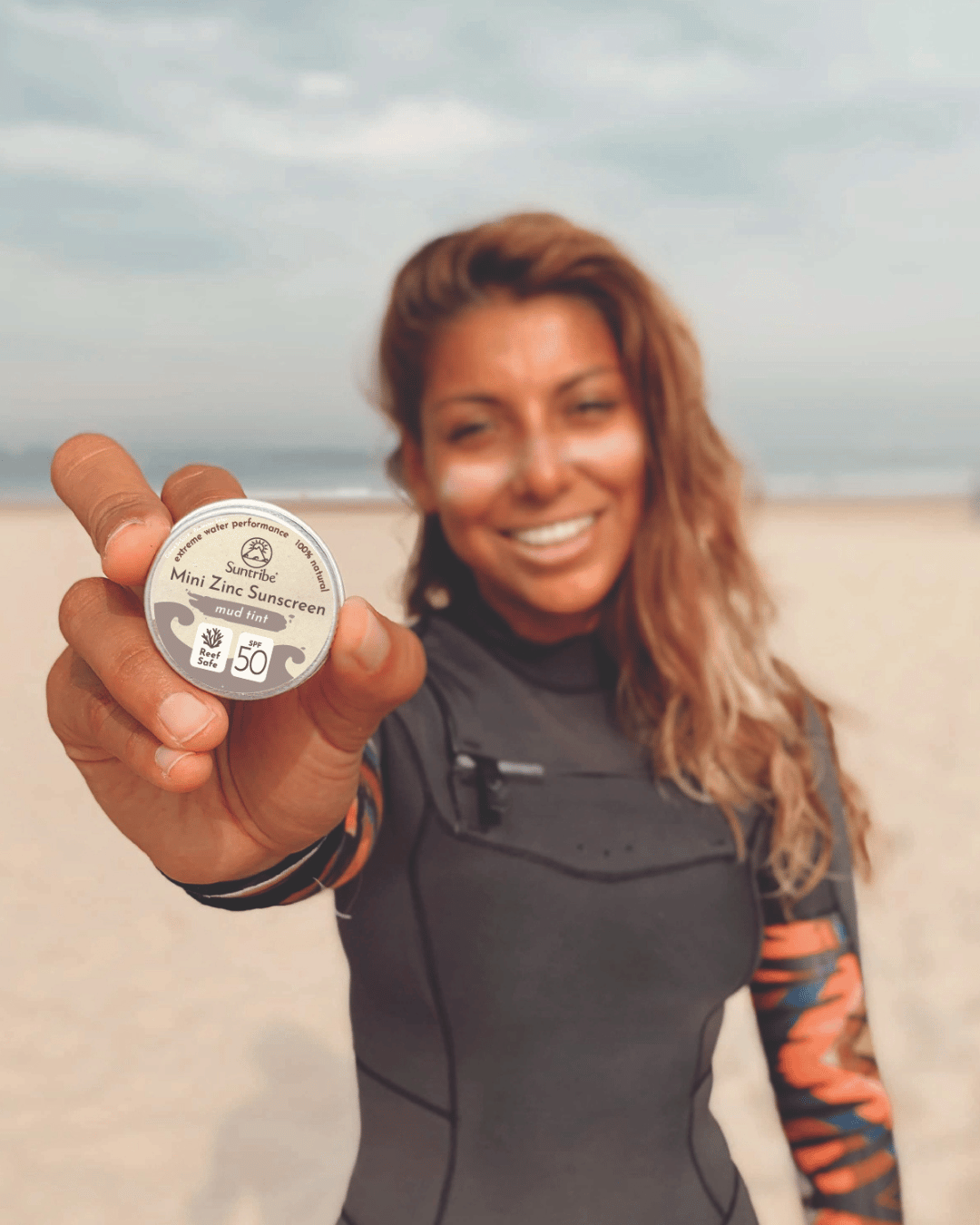 Suntribe Face & Sport Mineral Sunscreen Mud Tint SPF 50 15g