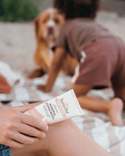 Suntribe Baby & Kids Natural Mineral Sunscreen Lotion SPF 30 100ml - 2 Pack Saver