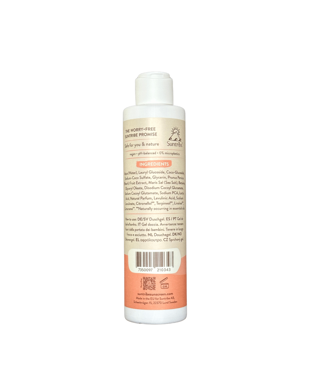 Suntribe Organic Everyday Body Lotion Antioxidant Peach 200ml
