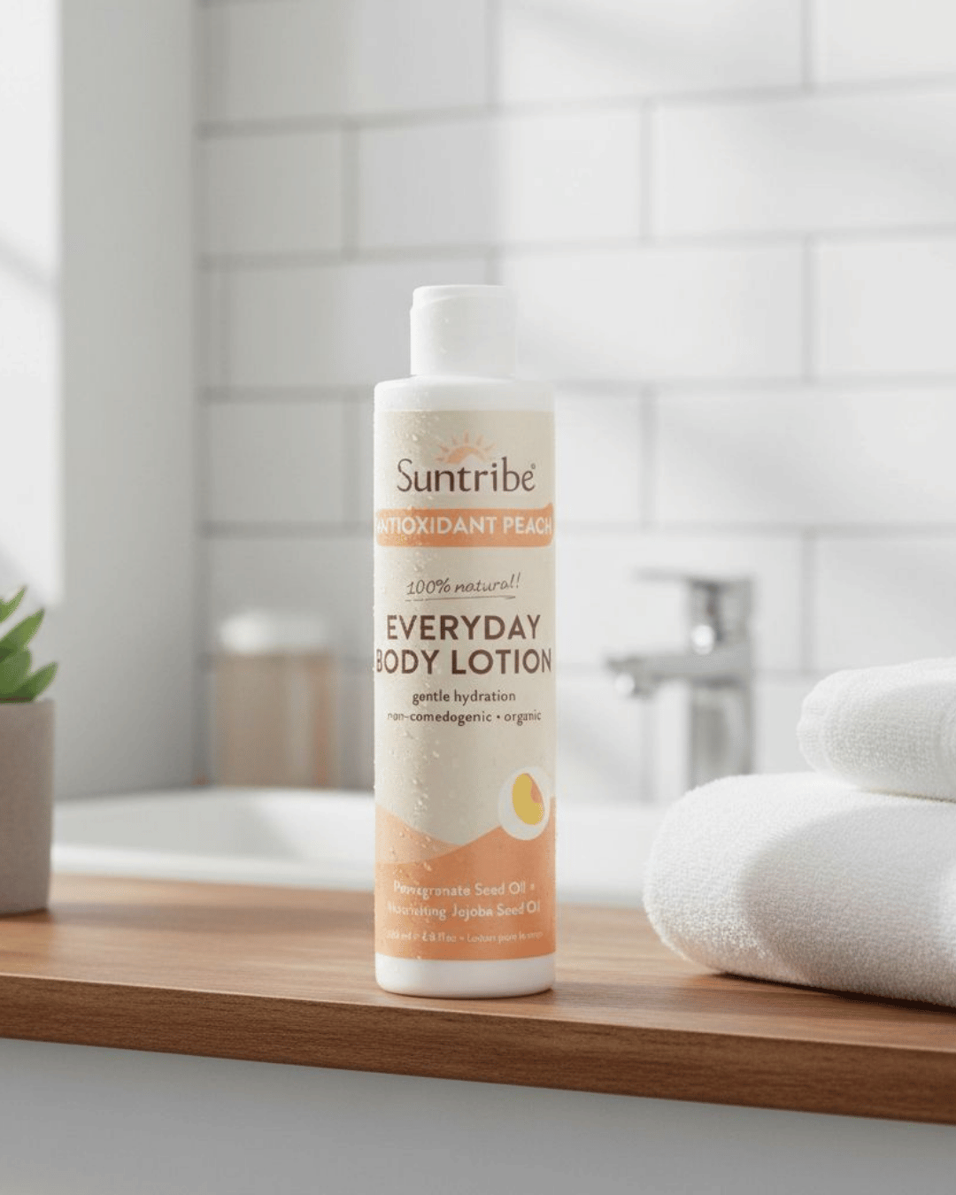 Suntribe Organic Everyday Body Lotion Antioxidant Peach 200ml