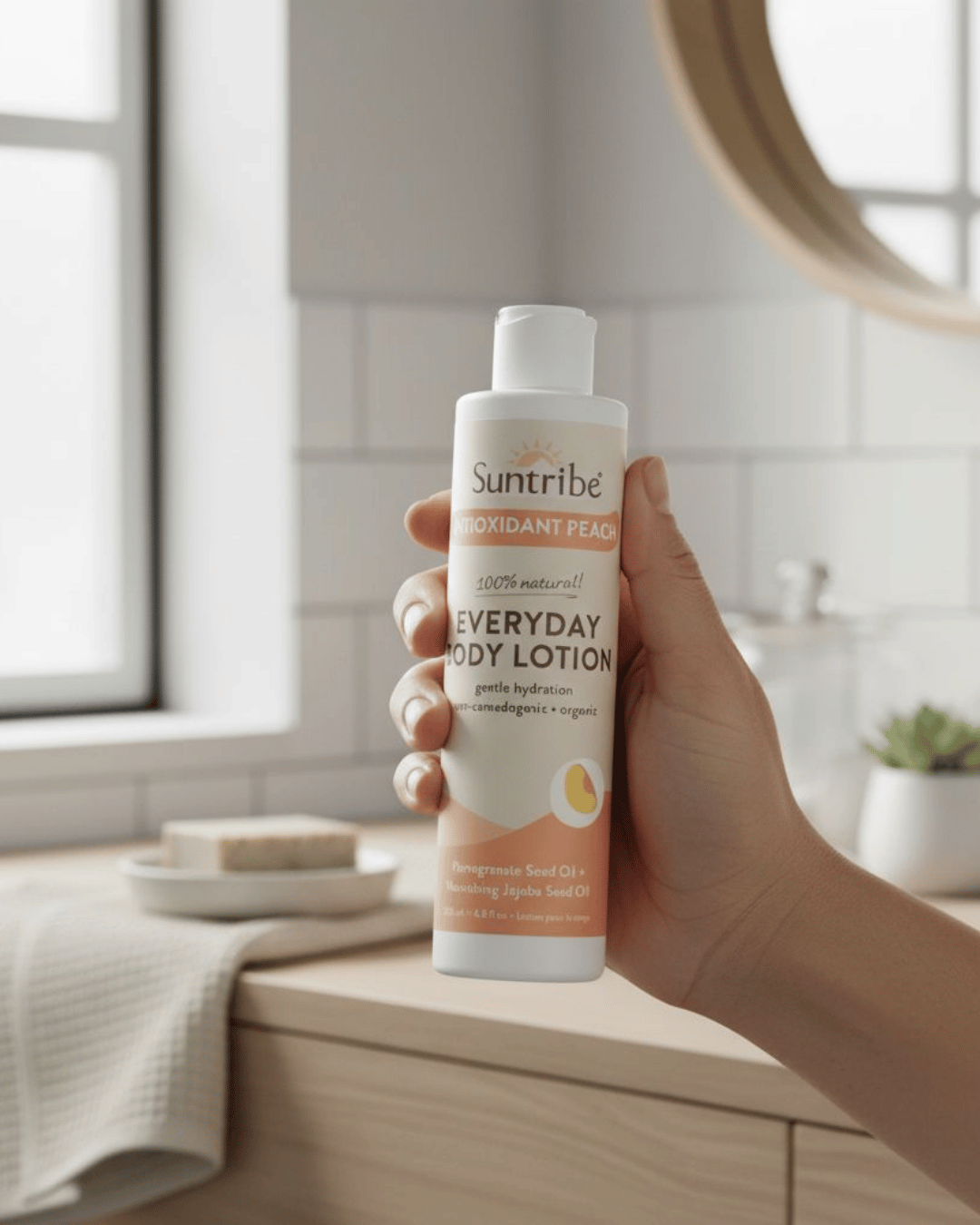 Suntribe Organic Everyday Body Lotion Antioxidant Peach 200ml