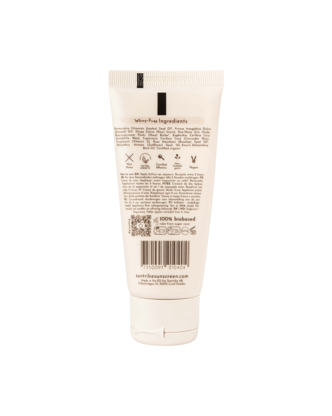 Suntribe Natural Mineral Day Cream Untinted SPF 20 40ml