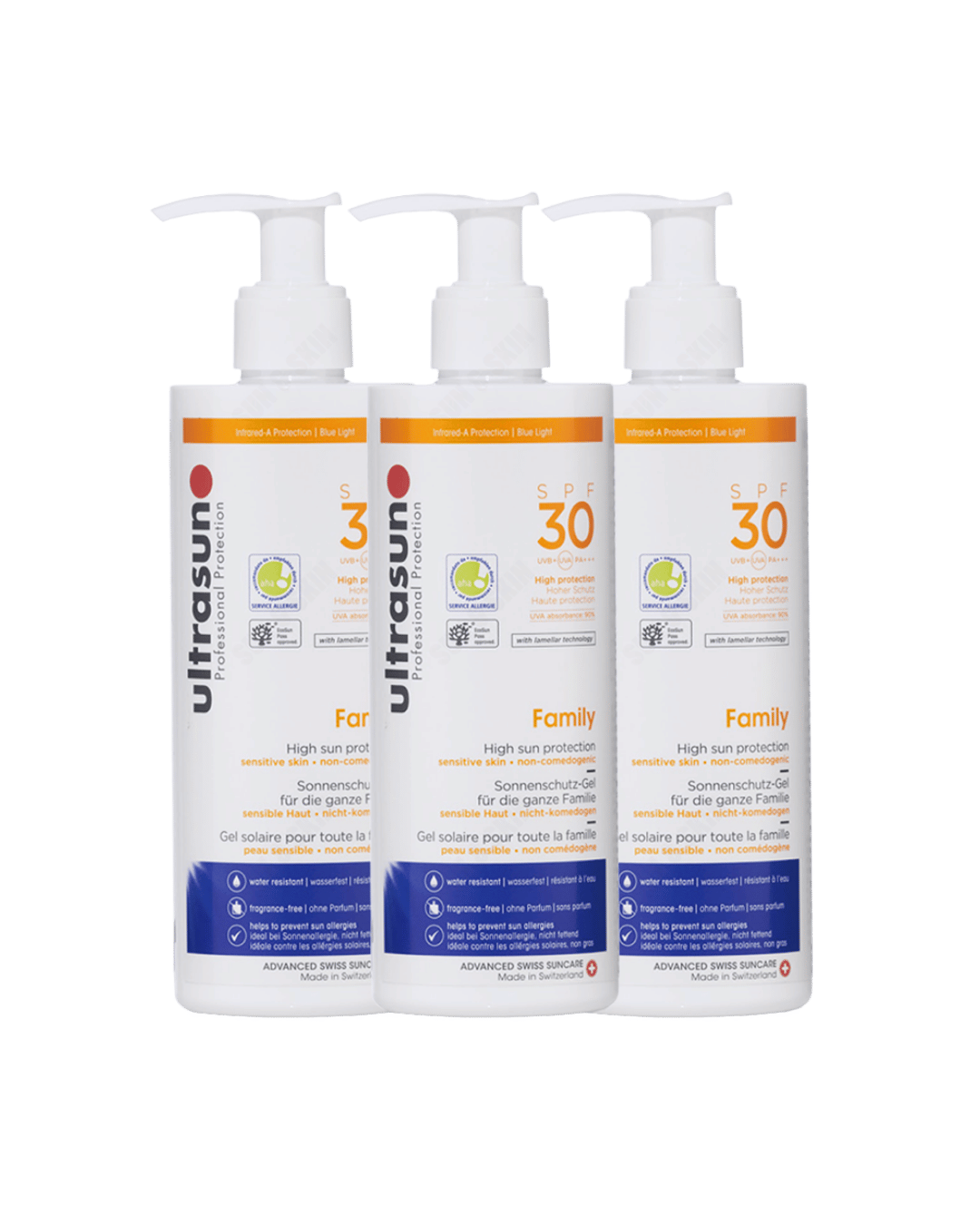 Ultrasun Family SPF 30 300ml - 3 Pack Saver