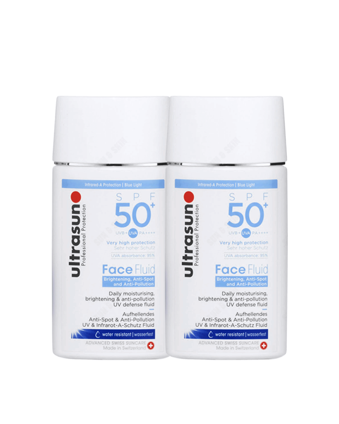 Ultrasun Face Anti Pigmentation Face Fluid SPF 50+ 40ml - 2 Pack Saver