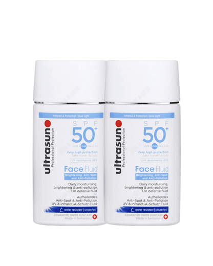 Ultrasun Face Anti Pigmentation Face Fluid SPF 50+ 40ml - 2 Pack Saver