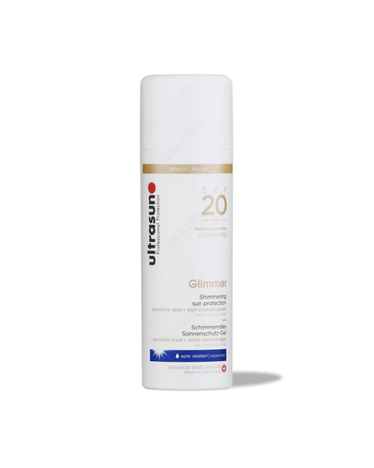 Ultrasun Sensitive Glimmer Sun Protection SPF 20 150ml