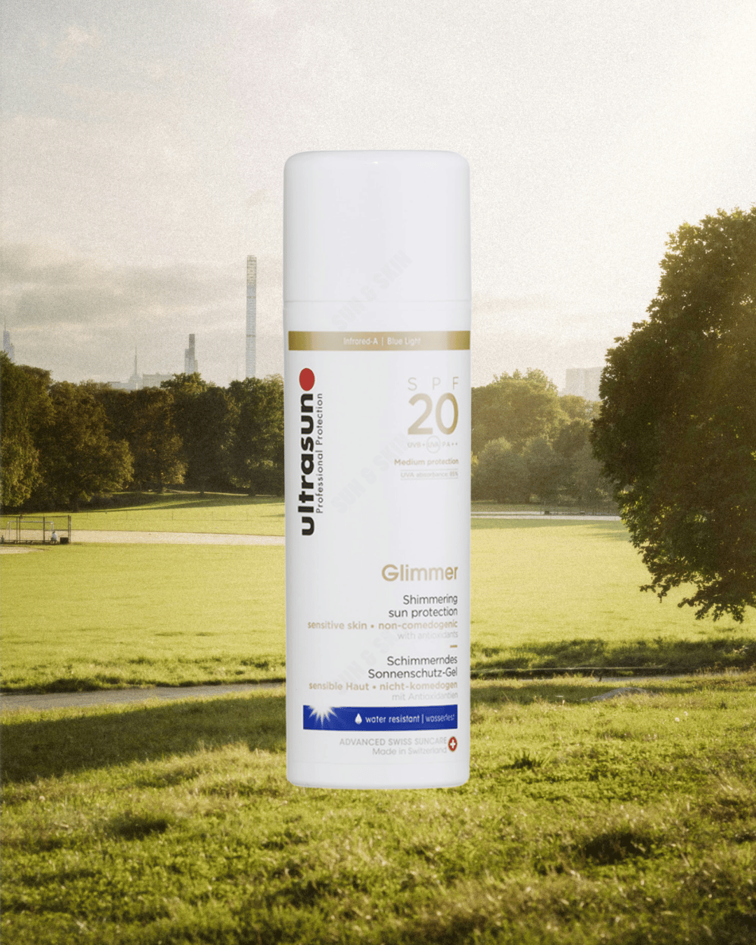 Ultrasun Sensitive Glimmer Sun Protection SPF 20 150ml