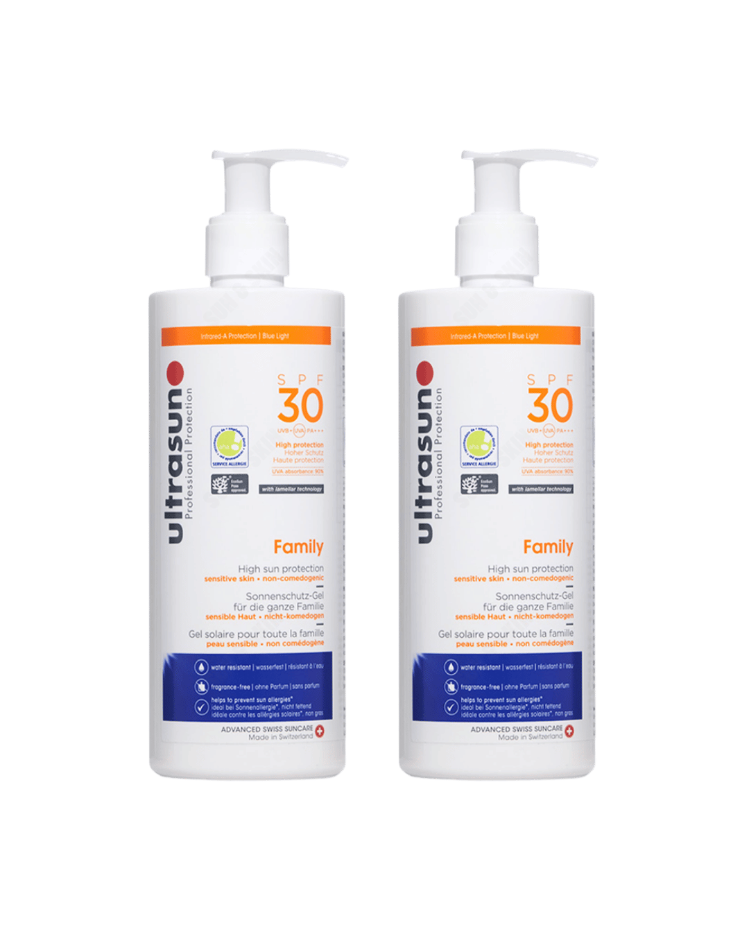 Ultrasun Family SPF 30 400ml - 2 Pack Saver